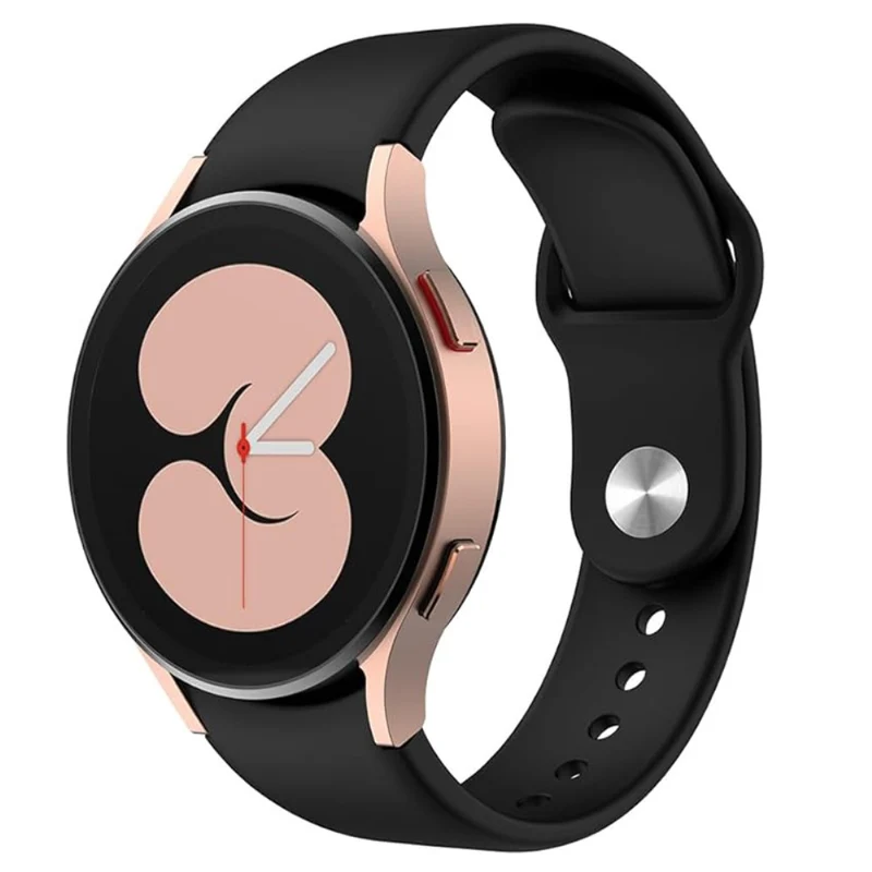 KALEBOL KLB-DKGJ-001 Samsung Galaxy Watch6 / Watch6 Classic / Watch5 Silicone Watch Band Adjustable Strap - Wine Red