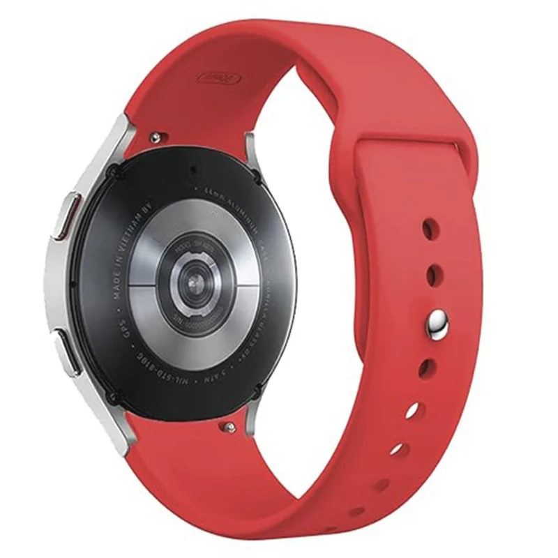 KALEBOL KLB-DKGJ-001 Samsung Galaxy Watch6 / Watch6 Classic / Watch5 Silicone Watch Band Adjustable Strap - Wine Red