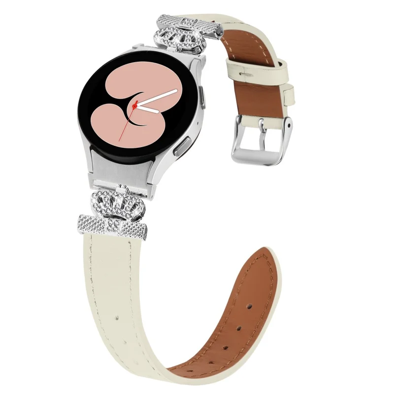 Samsung Galaxy Watch6 40mm / 44mm / Watch6 Classic 43mm / 47mm Watchband Connector Genuine Cow Leather Strap