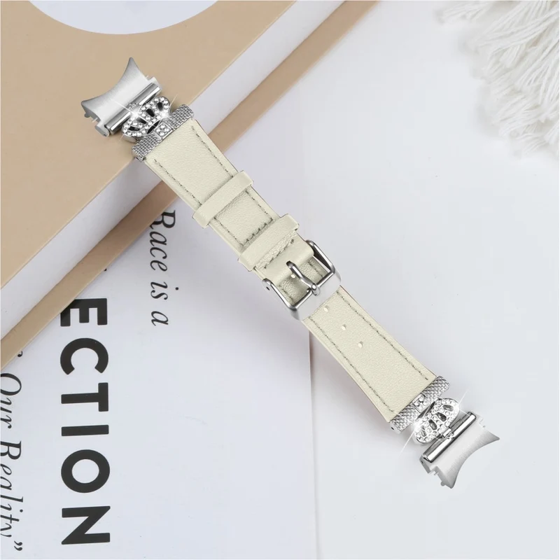 Samsung Galaxy Watch6 40mm / 44mm / Watch6 Classic 43mm / 47mm Watchband Connector Genuine Cow Leather Strap