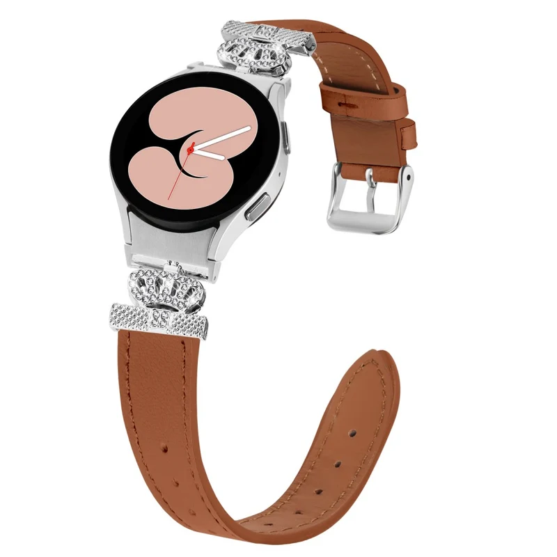 Samsung Galaxy Watch6 40mm / 44mm / Watch6 Classic 43mm / 47mm Watchband Connector Genuine Cow Leather Strap