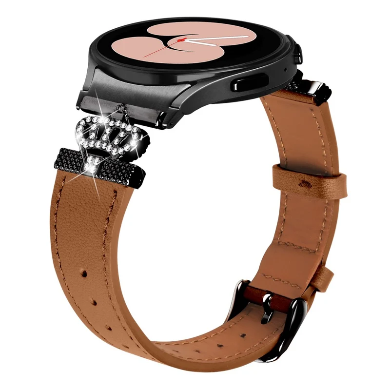 Samsung Galaxy Watch6 40mm / 44mm / Watch6 Classic 43mm / 47mm Watchband Connector Genuine Cow Leather Strap