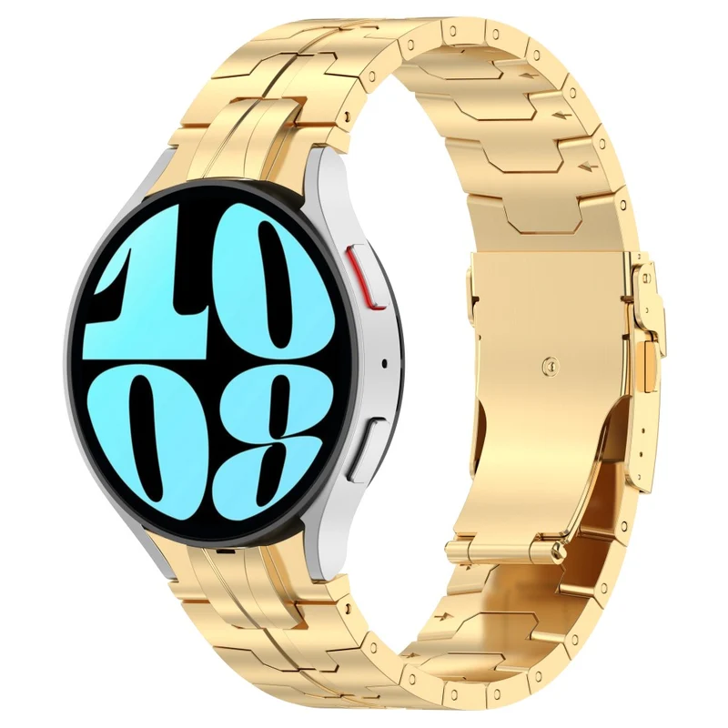 Samsung Galaxy Watch6 40mm 44mm / Watch6 Classic 43mm 47mm Stainless Steel Band Watch Strap with Connector
