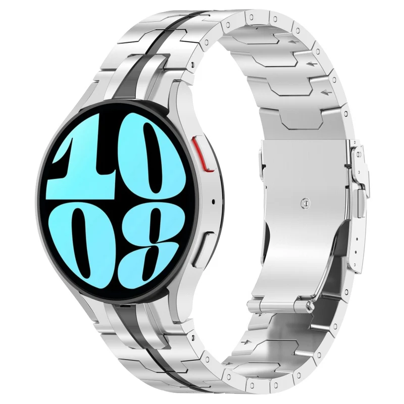 Samsung Galaxy Watch6 40mm 44mm / Watch6 Classic 43mm 47mm Stainless Steel Band Watch Strap with Connector