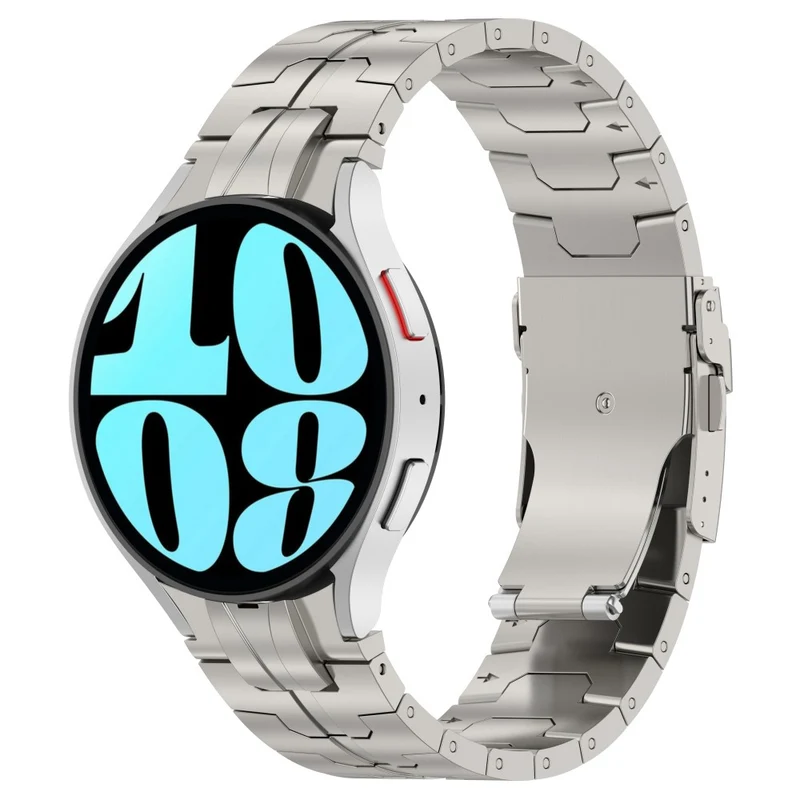Samsung Galaxy Watch6 40mm 44mm / Watch6 Classic 43mm 47mm Stainless Steel Band Watch Strap with Connector