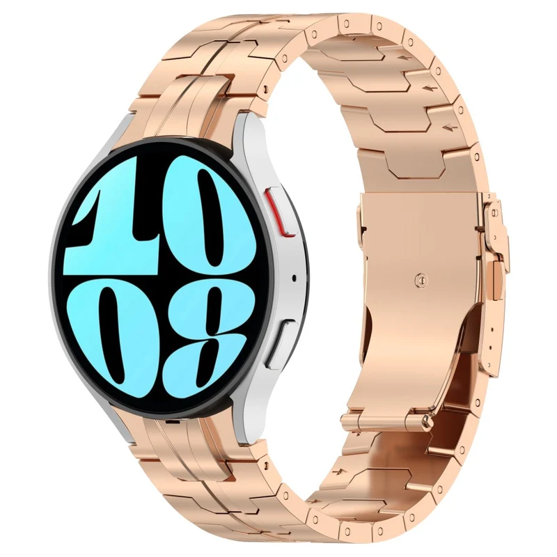 Samsung Galaxy Watch6 40mm 44mm / Watch6 Classic 43mm 47mm Stainless Steel Band Watch Strap with Connector