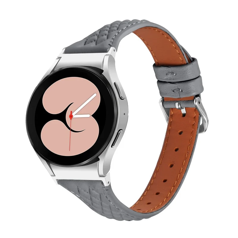 Samsung Galaxy Watch6 40mm / 44mm / Watch6 Classic 43mm / 47mm Watch Strap Top-Layer Cow Leather Watchband