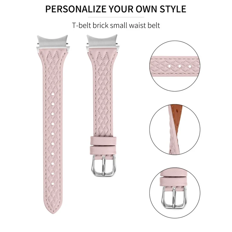 Samsung Galaxy Watch6 40mm / 44mm / Watch6 Classic 43mm / 47mm Watch Strap Top-Layer Cow Leather Watchband