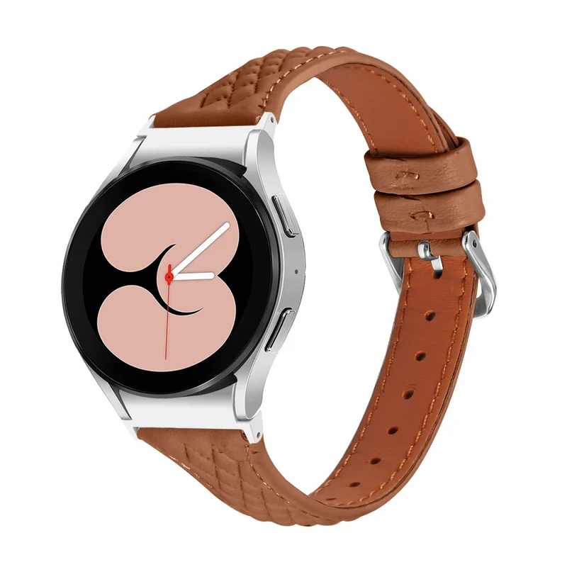 Samsung Galaxy Watch6 40mm / 44mm / Watch6 Classic 43mm / 47mm Watch Strap Top-Layer Cow Leather Watchband