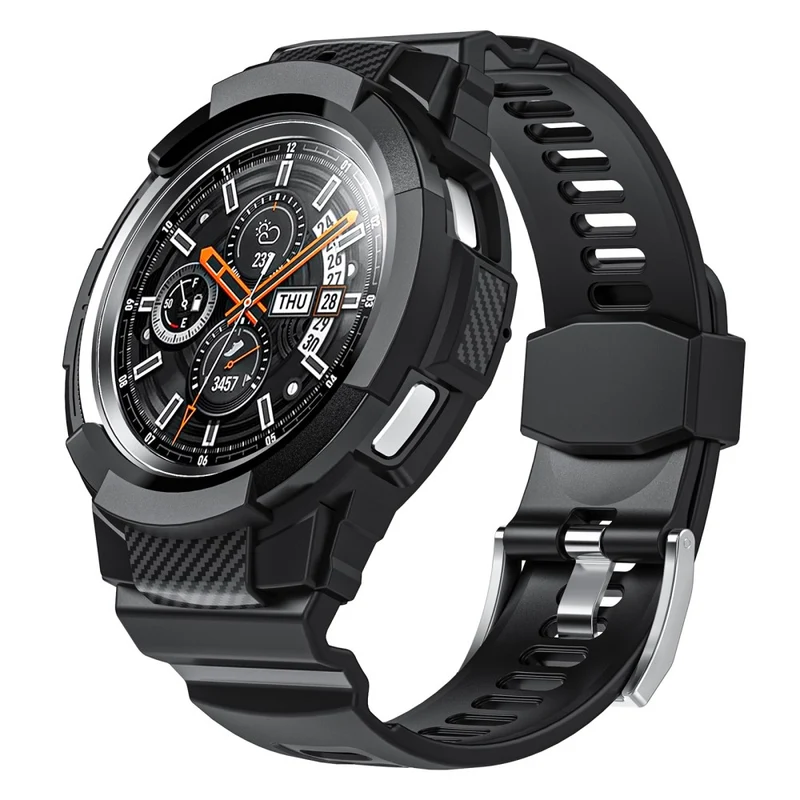 Samsung Galaxy Watch4 Classic 42mm Flexible Sporty Watch Strap Replacement Band with Integrated Watch Case