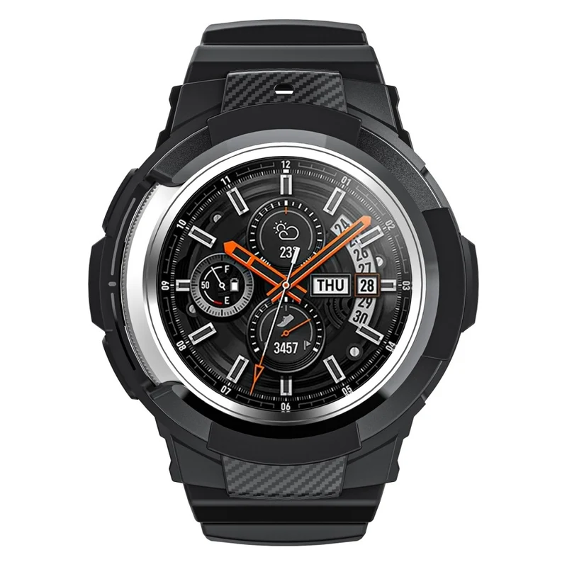 Samsung Galaxy Watch4 Classic 42mm Flexible Sporty Watch Strap Replacement Band with Integrated Watch Case