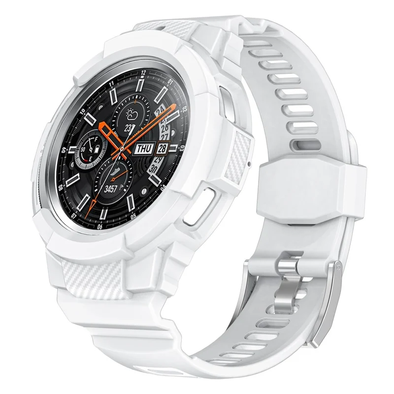 Samsung Galaxy Watch4 Classic 42mm Flexible Sporty Watch Strap Replacement Band with Integrated Watch Case