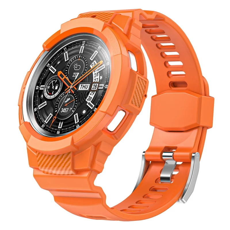 Samsung Galaxy Watch4 Classic 42mm Flexible Sporty Watch Strap Replacement Band with Integrated Watch Case