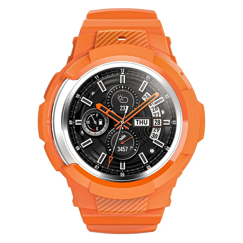 Samsung Galaxy Watch4 Classic 42mm Flexible Sporty Watch Strap Replacement Band with Integrated Watch Case