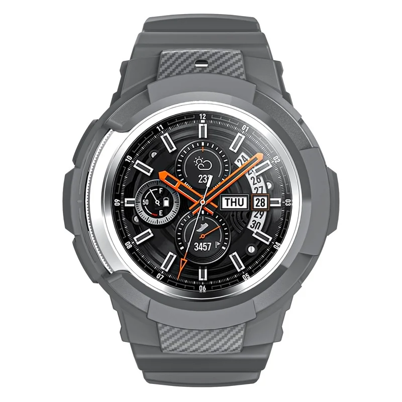 Samsung Galaxy Watch4 Classic 42mm Flexible Sporty Watch Strap Replacement Band with Integrated Watch Case