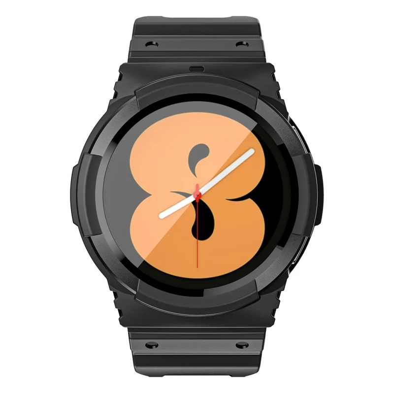 Samsung Galaxy Watch4 40mm / Watch 5 40mm Integrated Flexible Watch Strap Adjustable Band with Watch Case
