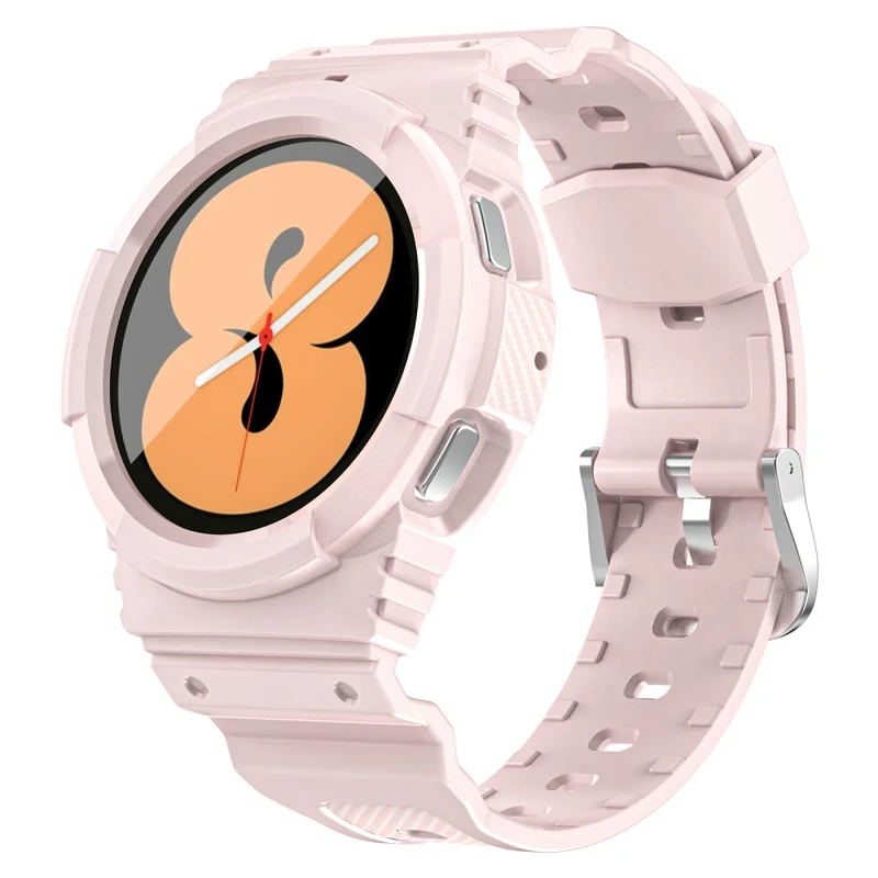 Samsung Galaxy Watch4 40mm / Watch 5 40mm Integrated Flexible Watch Strap Adjustable Band with Watch Case
