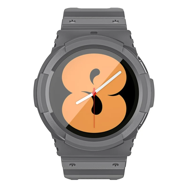 Samsung Galaxy Watch4 40mm / Watch 5 40mm Integrated Flexible Watch Strap Adjustable Band with Watch Case