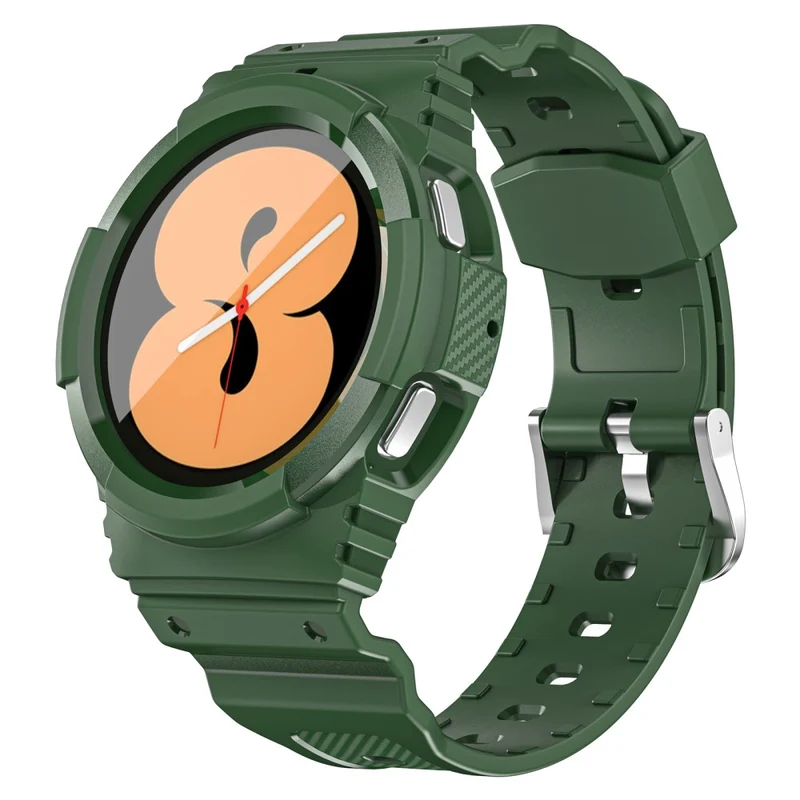 Samsung Galaxy Watch4 40mm / Watch 5 40mm Integrated Flexible Watch Strap Adjustable Band with Watch Case