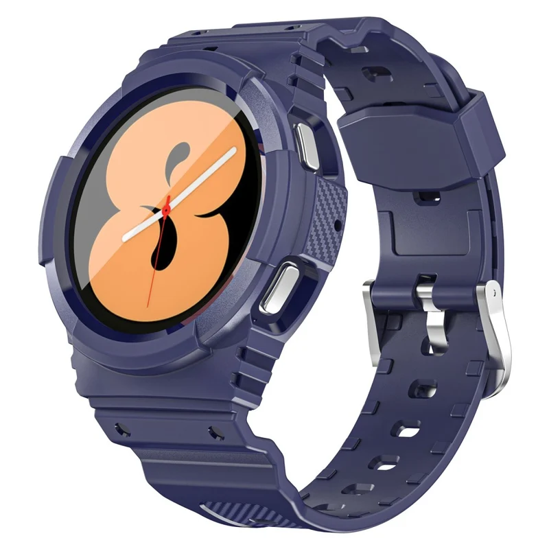 Samsung Galaxy Watch4 40mm / Watch 5 40mm Integrated Flexible Watch Strap Adjustable Band with Watch Case