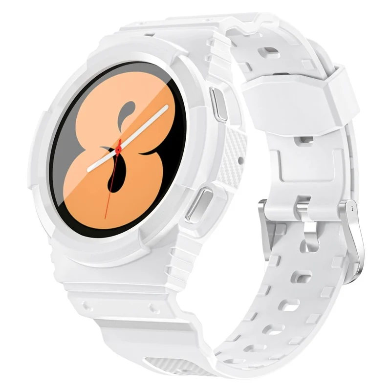 Samsung Galaxy Watch4 40mm / Watch 5 40mm Integrated Flexible Watch Strap Adjustable Band with Watch Case