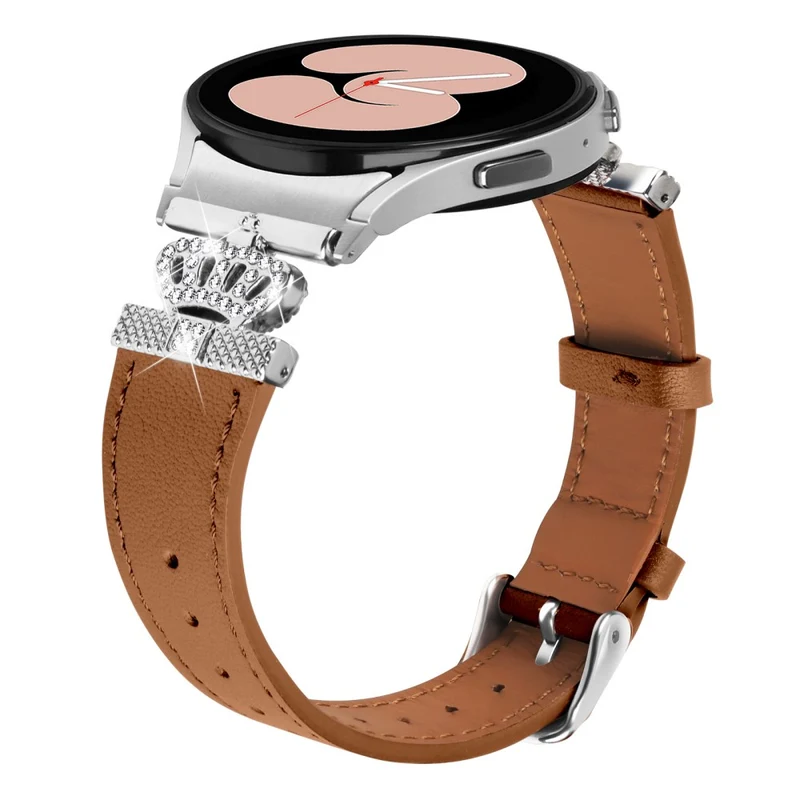 Samsung Galaxy Watch4 Active Classic / Watch 5 Pro Genuine Cow Leather Smart Watch Strap