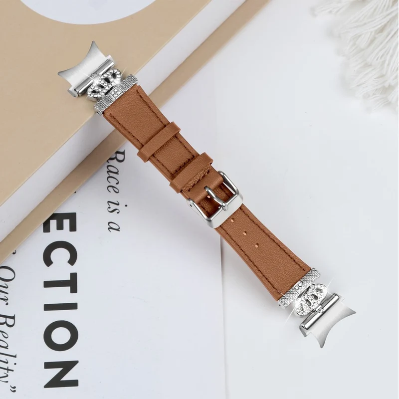 Samsung Galaxy Watch4 Active Classic / Watch 5 Pro Genuine Cow Leather Smart Watch Strap