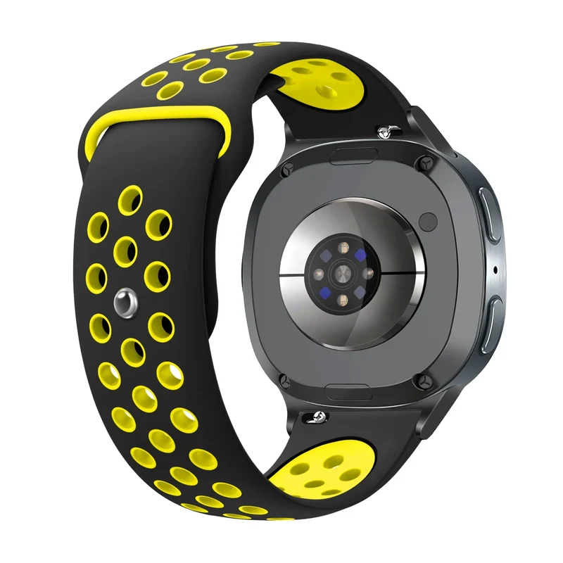 Samsung Galaxy Watch 9 - 44mm Sportarmband (Schwarz/Gelb)