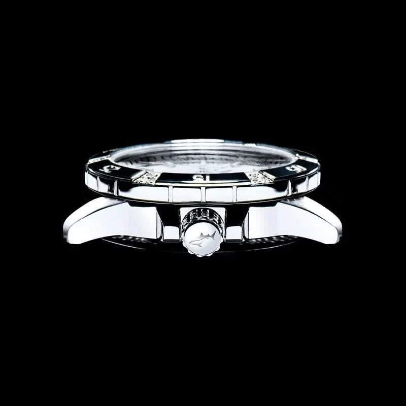 Chris Benz Diamond Diver CB-DD200-R-MBO Damenuhr • 19 Diamanten • Saphirglas