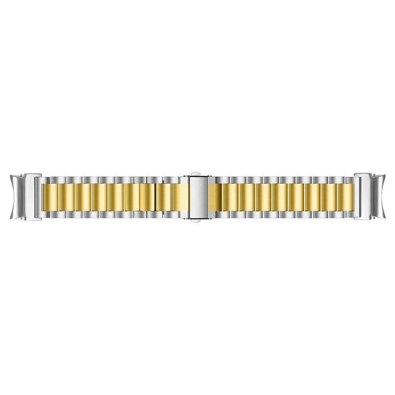 Samsung Galaxy Watch6 / Watch6 Classic Replacement Metal Strap Quick Release Connector Stainless Steel Watch Band - Silver / Gold