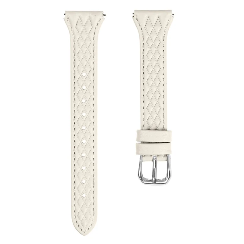LG Watch Sport Replacement Band Rhombus Imprinted Genuine Cow Leather Watch Strap