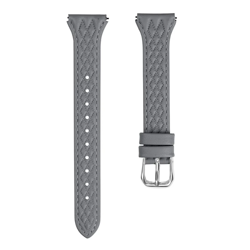 LG Watch Sport Replacement Band Rhombus Imprinted Genuine Cow Leather Watch Strap