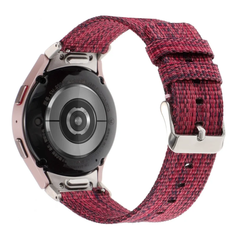 Samsung Galaxy Watch6 / Watch6 Classic / Watch 5 / Watch 5 Pro Watch Band Adjustable Nylon Wrist Strap - Light Purple
