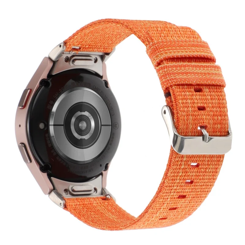 Samsung Galaxy Watch6 / Watch6 Classic / Watch 5 / Watch 5 Pro Watch Band Adjustable Nylon Wrist Strap - Light Purple