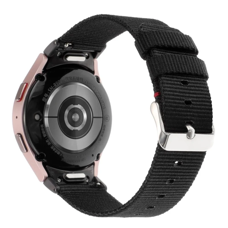 Samsung Galaxy Watch6 / Watch6 Classic / Watch 5 / Watch 5 Pro Watch Band Adjustable Nylon Wrist Strap - Light Purple
