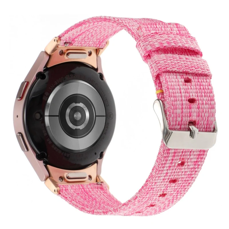 Samsung Galaxy Watch6 / Watch6 Classic / Watch 5 / Watch 5 Pro Watch Band Adjustable Nylon Wrist Strap - Light Purple