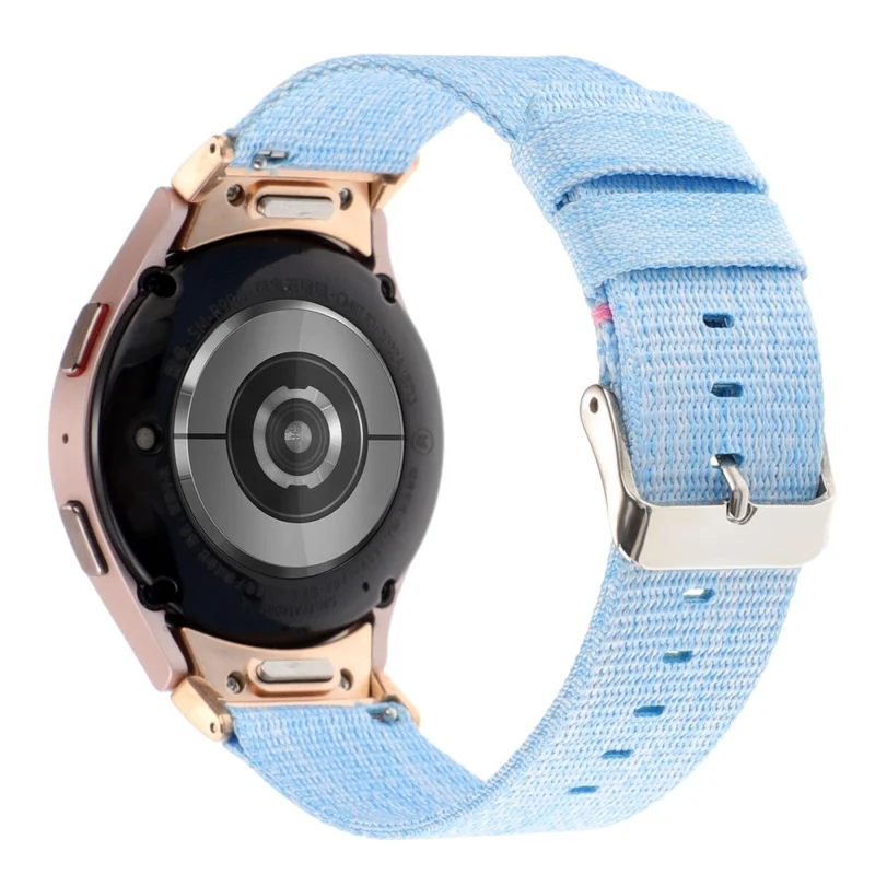 Samsung Galaxy Watch6 / Watch6 Classic / Watch 5 / Watch 5 Pro Watch Band Adjustable Nylon Wrist Strap - Light Purple