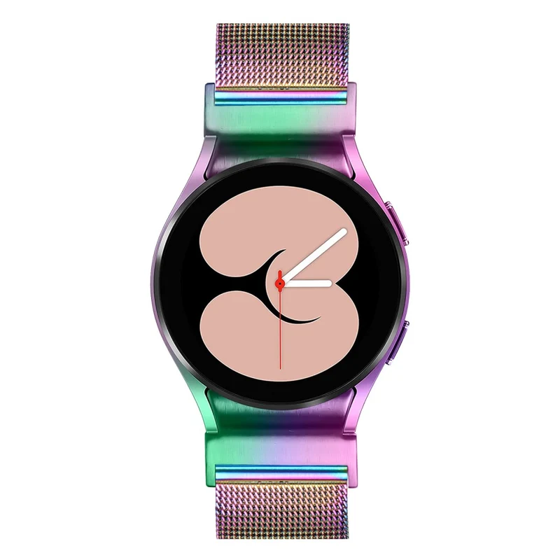 Replace Strap for Samsung Galaxy Watch 20mm / Watch4 Classic 316L Stainless Steel Band - Colorful