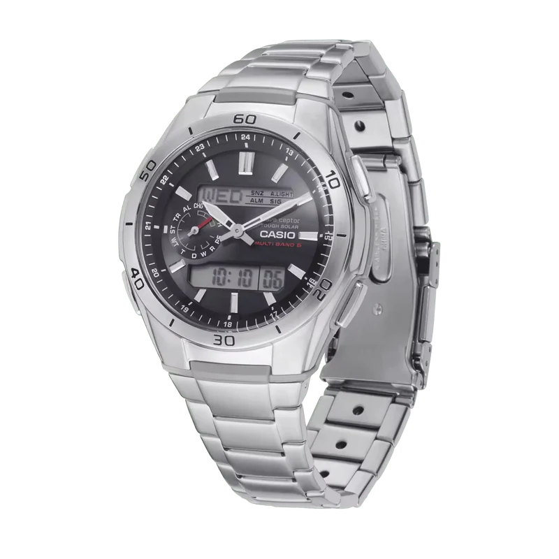 Casio WAVE CEPTOR WVA-M650D-1AER Herrenuhr • Smarte Funktionen • Tough Solar