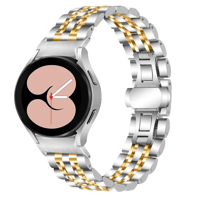 Samsung Galaxy Watch6 / Watch6 Classic Stainless Steel Watch Band Replacement Strap with Quick Release Connector