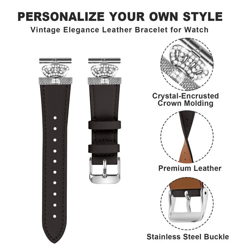 Samsung Galaxy Watch4 / Watch5 Genuine Cow Leather Watchband