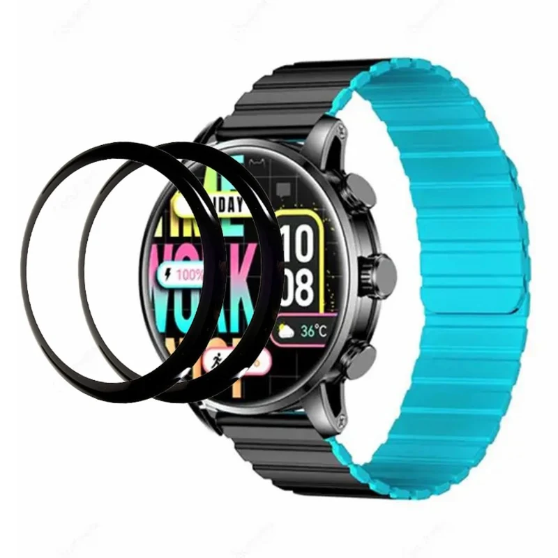 2-pack / Pack For Kieslect Smart Calling Watch Kr2 Acrylic Watch Screen Protector High-Clarity Film