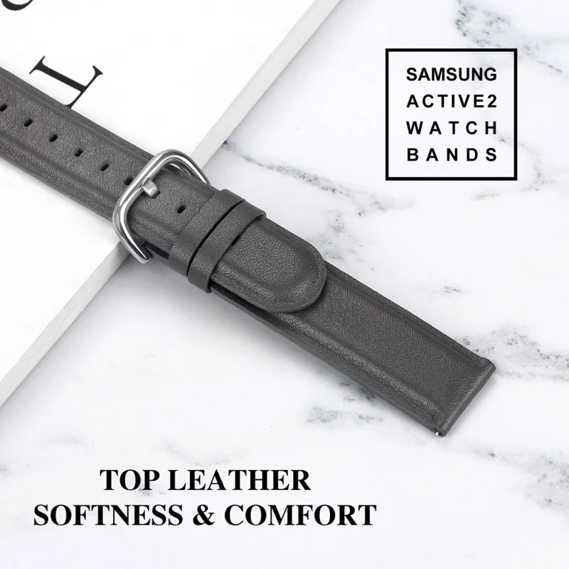 Watch Strap Coros Watch GT / GT 2 46mm / 42mm / Samsung Galaxy Watch 46mm First Layer Cowhide Wrist Band