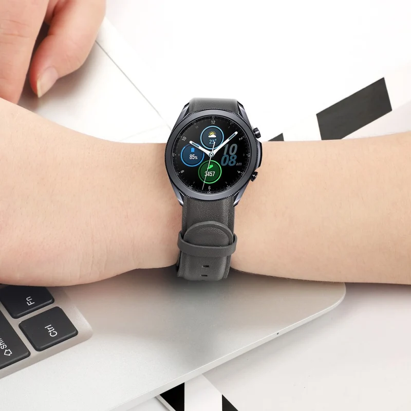 Watch Strap Coros Watch GT / GT 2 46mm / 42mm / Samsung Galaxy Watch 46mm First Layer Cowhide Wrist Band