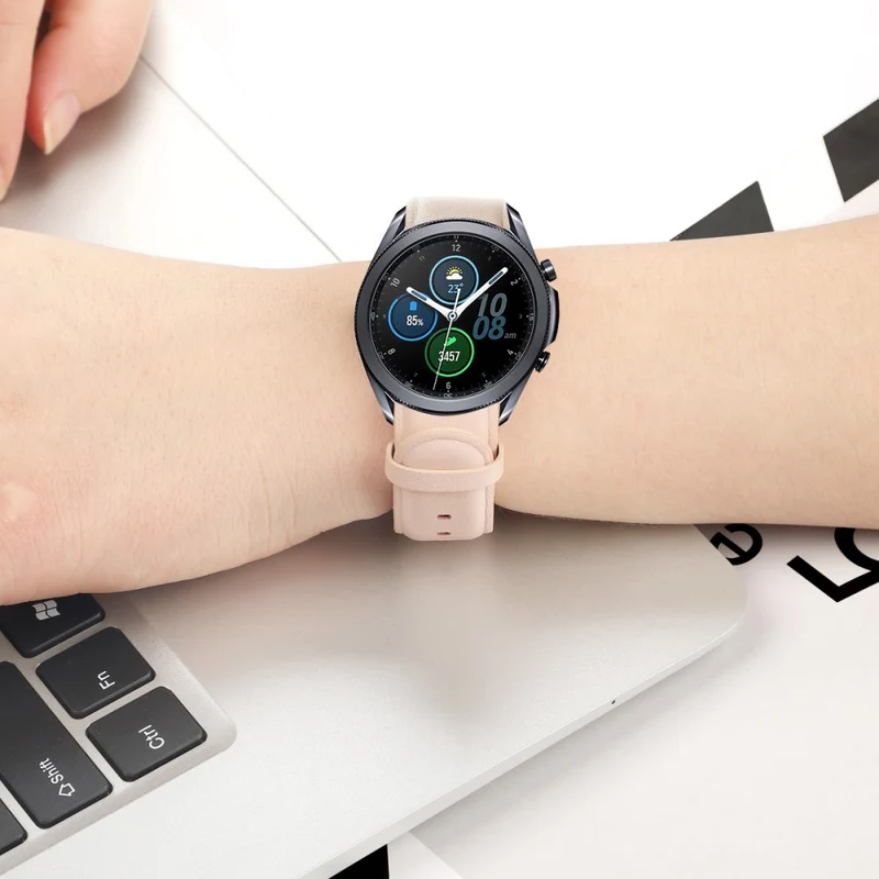 Watch Strap Coros Watch GT / GT 2 46mm / 42mm / Samsung Galaxy Watch 46mm First Layer Cowhide Wrist Band