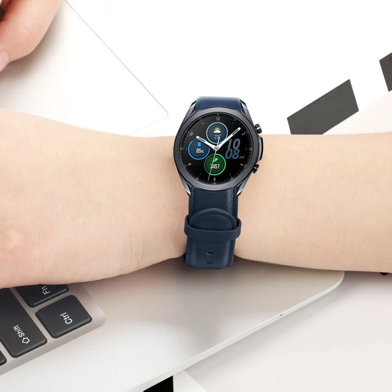 Watch Strap Coros Watch GT / GT 2 46mm / 42mm / Samsung Galaxy Watch 46mm First Layer Cowhide Wrist Band