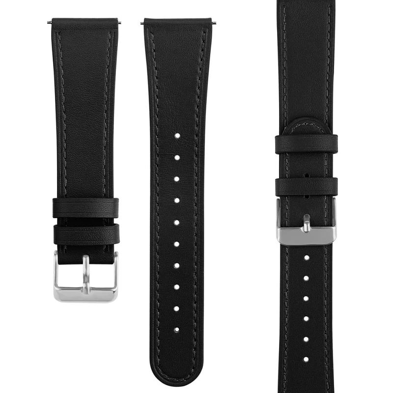 Coros Watch GT / Watch GT 2 46mm / 42mm / Samsung Galaxy Watch 46mm Watch Strap Top Layer Cowhide Wrist Band
