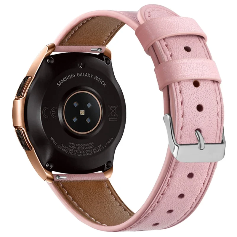 Coros Watch GT / Watch GT 2 46mm / 42mm / Samsung Galaxy Watch 46mm Watch Strap Top Layer Cowhide Wrist Band