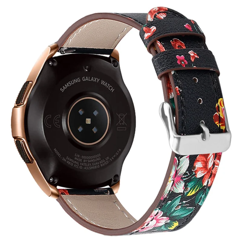 Coros Watch GT / Watch GT 2 46mm / 42mm / Samsung Galaxy Watch 46mm Watch Strap Top Layer Cowhide Wrist Band