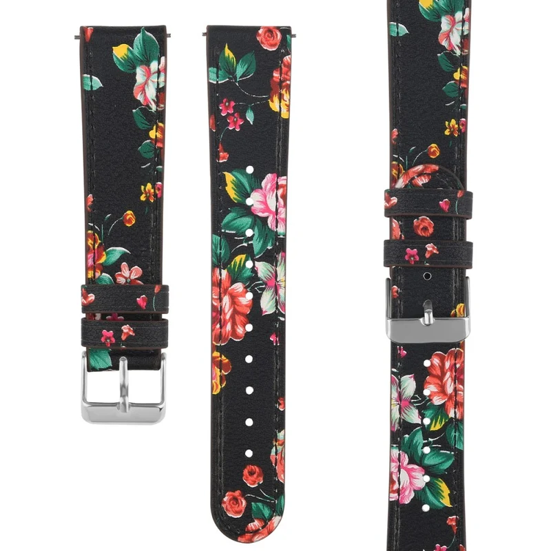 Coros Watch GT / Watch GT 2 46mm / 42mm / Samsung Galaxy Watch 46mm Watch Strap Top Layer Cowhide Wrist Band